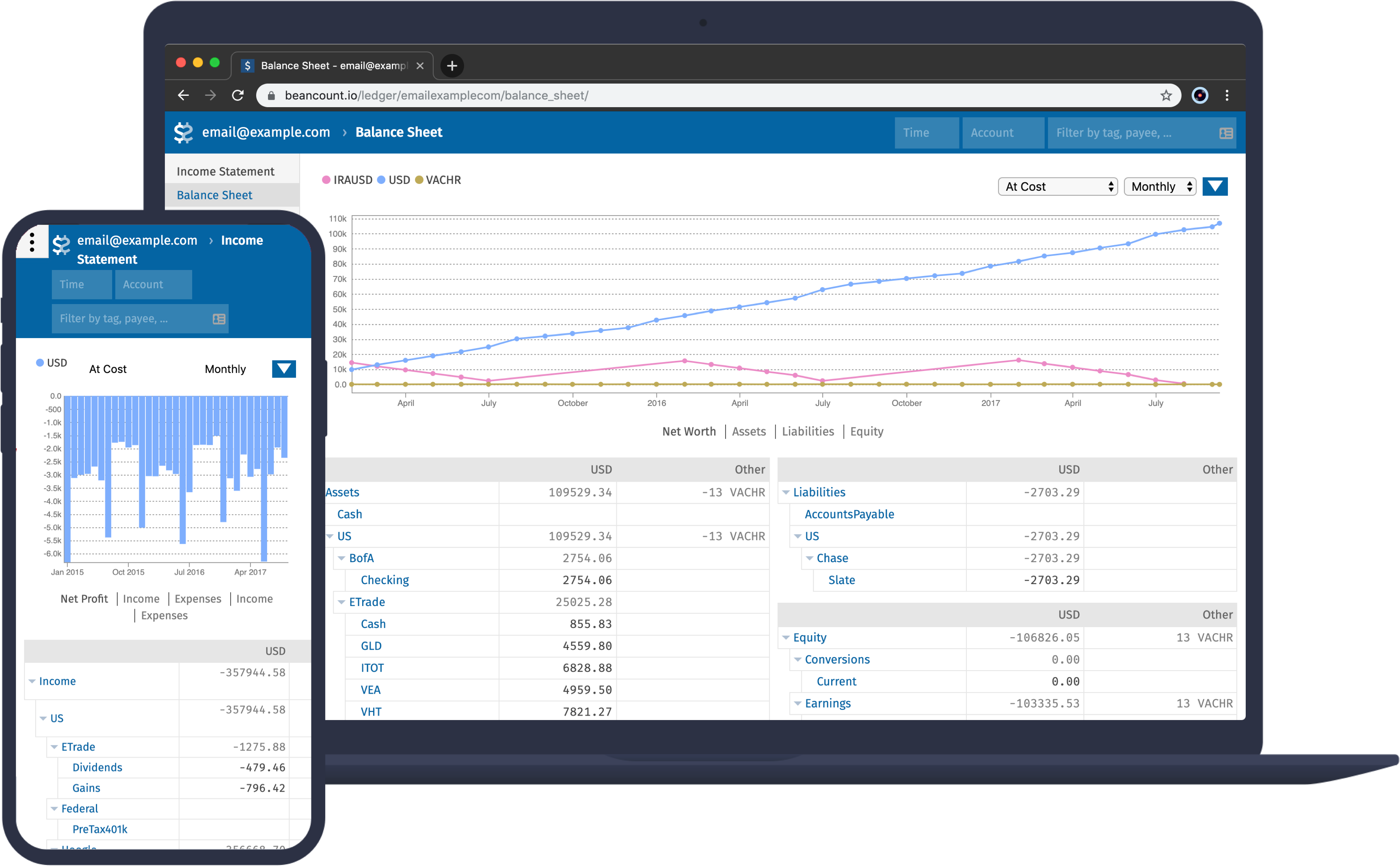 Fava web interface dashboard